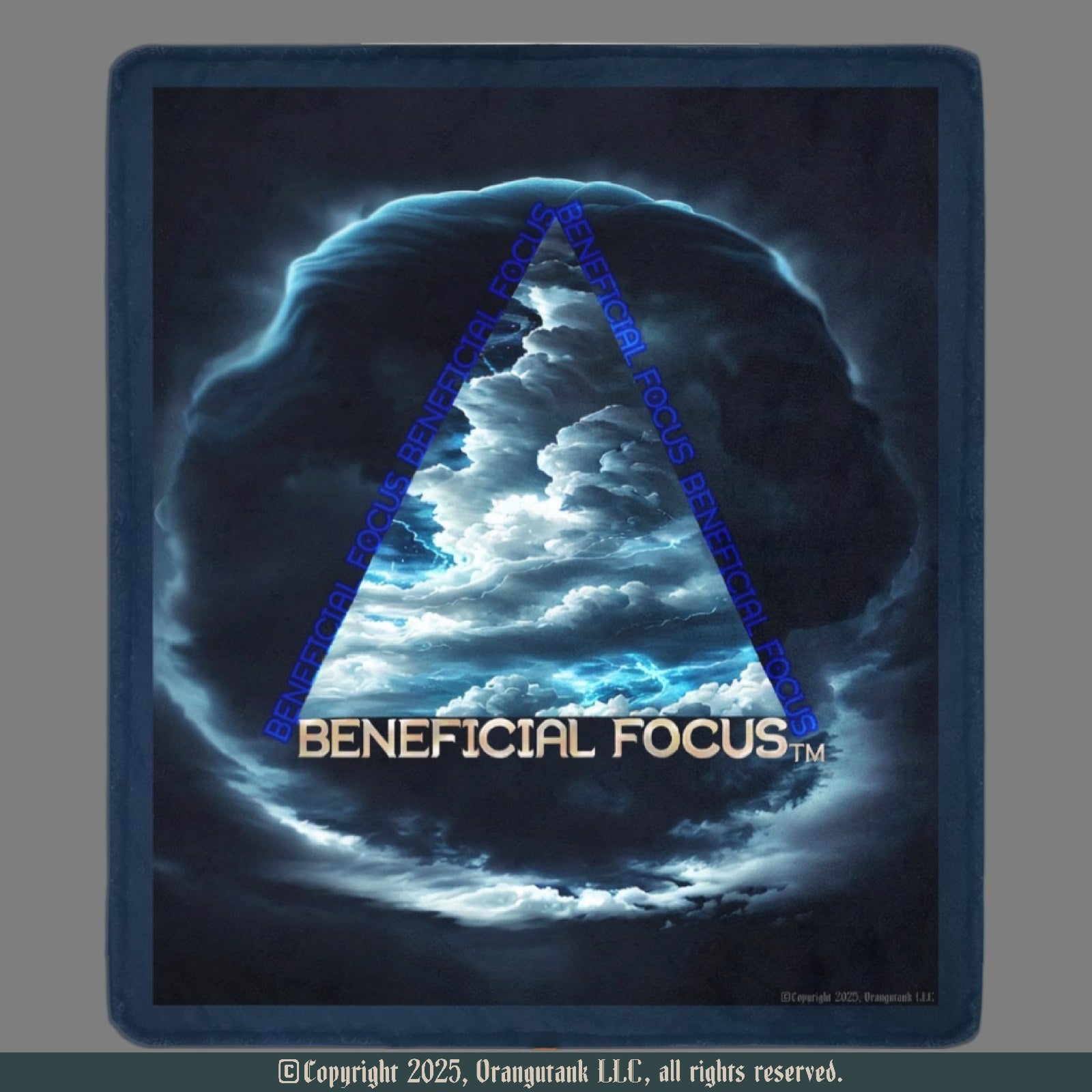 Beneficial Focus™ - Unique Designer Ultra-Soft Quick Drying Micro Fleece Blanket (Multiple size options)